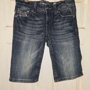 #428 Miss Me Women's Blue Jean Shorts